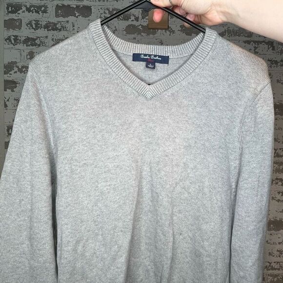 Brooks brother | women gray sweater fleece 100% cotton - Picture 1 of 9